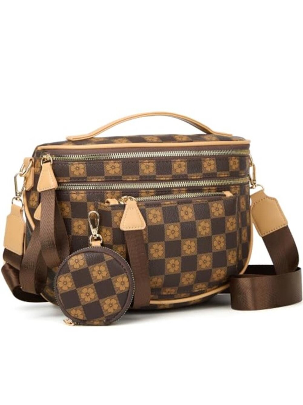 Crossbody Bag Bum Bag for Women with Pouch